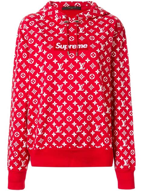 white supreme louis vuitton hoodie|louis vuitton supreme monogram.